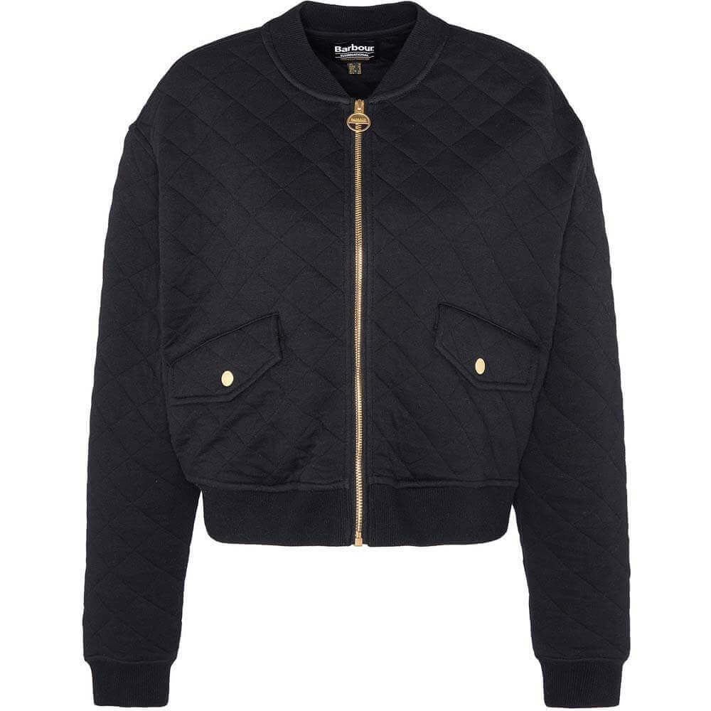 Barbour International Alicia Quilted Bomber Jacket